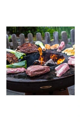 Barbecue à charbon REMUNDI - BARBECUE BRASERO EN ACIER CARUS DIAMÈTRE 102 CM HAUTEUR 87 CM