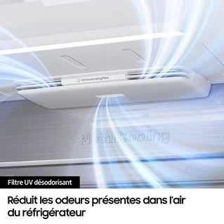 Réfrigérateur multi-portes Samsung RF65DG9H0ESR - Family Hub avec AI Vision