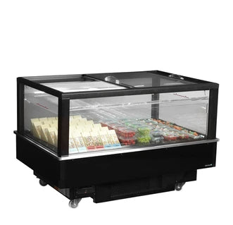 Réfrigérateur top Tefcold Réfrigérateur Congélateur noir pour achats impulsifs EIB D B1