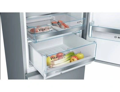 Réfrigérateur multi-portes Bosch Réfrigérateur congélateur bas KGE398IBP Serie 6 343L Inox