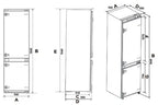 Réfrigérateur congélateur en bas De Dietrich DRC9455EN - ENCASTRABLE 194 CM
