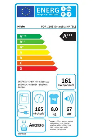 Sèche-linge pompe à chaleur Miele PDR 1108