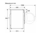 Sèche-linge pompe à chaleur Bosch WTH8520SFR