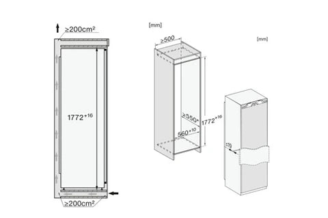 Congélateur armoire Miele FNS 7710 E Blanc