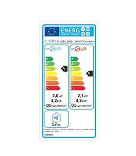 Climatiseur fixe Klimea Clim fixe reversible monobloc 2.6kW horizontale - : KLIMEA 10 HP