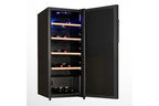 Cave de vieillissement Sevenstars Cave à vin de Vieillissement S7CVV109PDN 109 bouteilles 209 Litres Noir