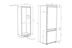 Réfrigérateur congélateur en bas Haier HBW5719E - ENCASTRABLE 194CM
