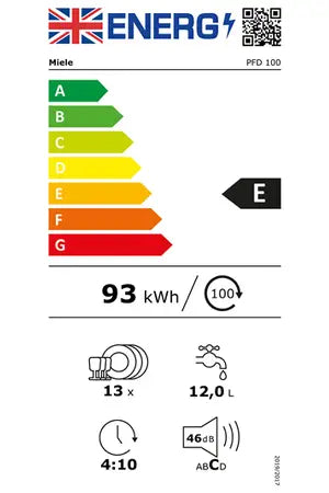 Lave-vaisselle pose libre Miele PFD 100 SMARTBIZ