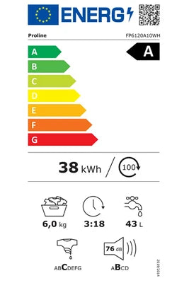 Lave-linge hublot Proline FP6120A10WH