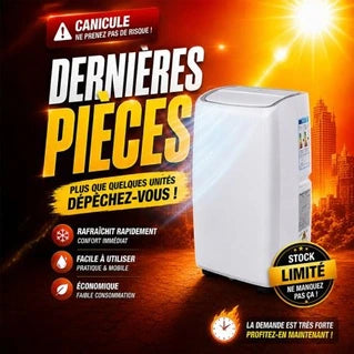 Climatiseur mobile Kooper Climatiseur portable 5925929 12000 BTU Blanc Déshumidificateur Ventilateur