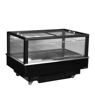 Réfrigérateur top Tefcold Réfrigérateur Congélateur noir pour achats impulsifs EIB D B1