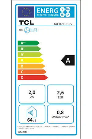Climatiseur mobile Tcl TAC07CPBRV