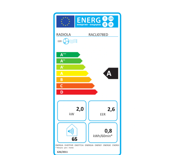 Climatiseur mobile Radiola RACLI078ED