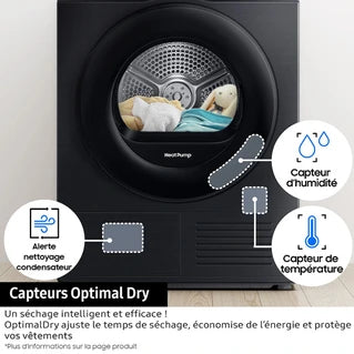 Sèche-linge pompe à chaleur Samsung DV90DG52A0AE