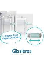 Refrigerateur congelateur en bas BEKO COMBINE ENCASTRABLE - BCNA275E32SN 178CM