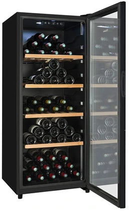 Cave de vieillissement La Sommeliere CTVNE120 Gamme Tradition Porte Vitrée 116 Bouteilles