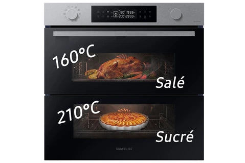 Four encastrable Samsung NV7B4550VAS - DUAL COOK FLEX