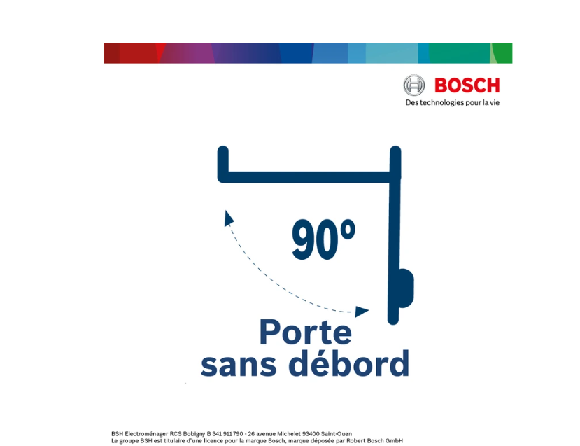Réfrigérateur congélateur en bas Bosch KGN33NWEB