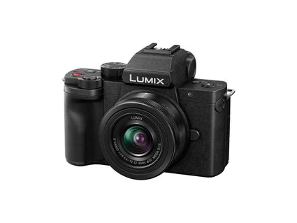 Appareil photo hybride Panasonic Pack G100D + Objectif standard 12-32mm + téléobjectif 45-150mm + focale fixe 25mm F1.7 + formation Jiminy