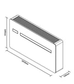 Climatiseur fixe Klimea Clim fixe reversible monobloc 2.6kW horizontale - : KLIMEA 10 HP