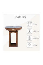 Barbecue à charbon REMUNDI - BARBECUE BRASERO EN ACIER CARUS DIAMÈTRE 62 CM HAUTEUR 71 CM