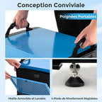 Déshumidificateur Giantex Déshumidificateur Professionnel 58,5/Jour Minuterie 4H Tuyau Vidange Dégivrage Auto Bleu