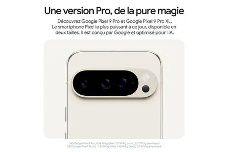 Smartphone Google Pixel 9 Pro XL 256Go Vert Sauge 5G