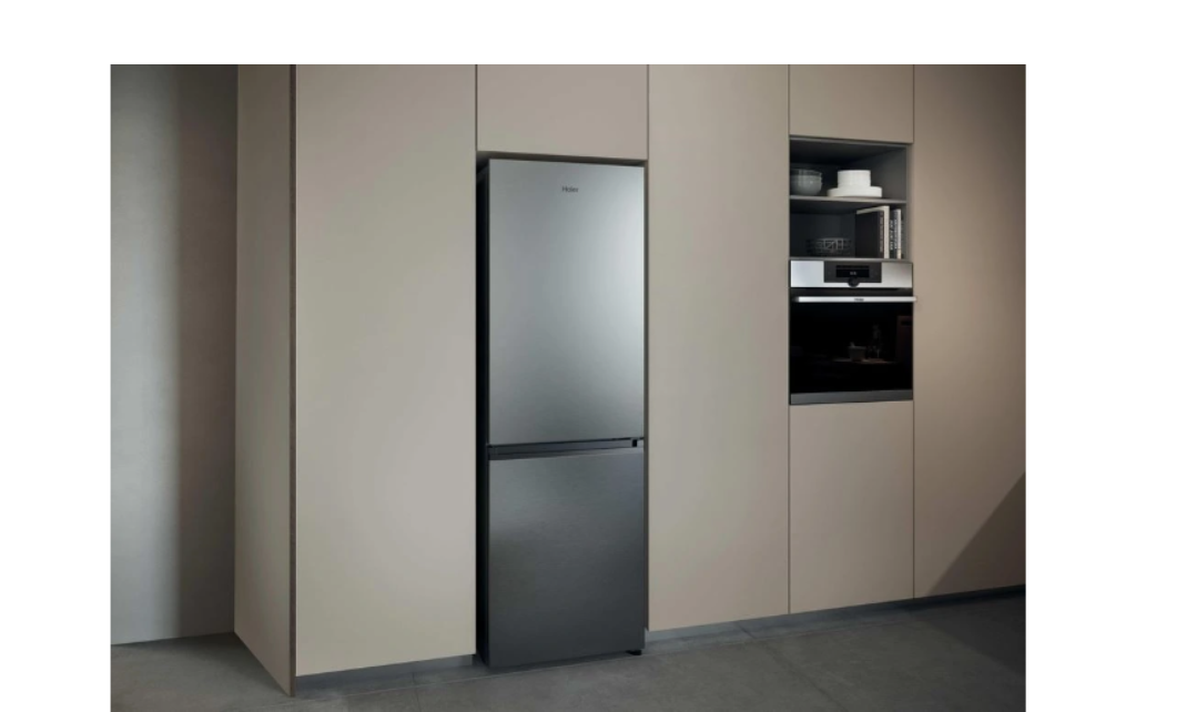 Réfrigérateur congélateur en bas Haier HDPR1618CNPK 352L Classe C Inox