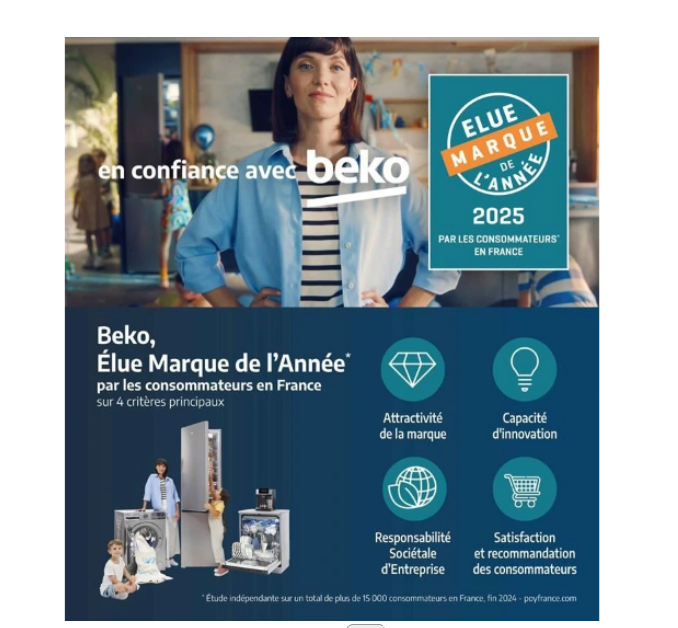 Sèche-linge pompe à chaleur Beko SLFT1710