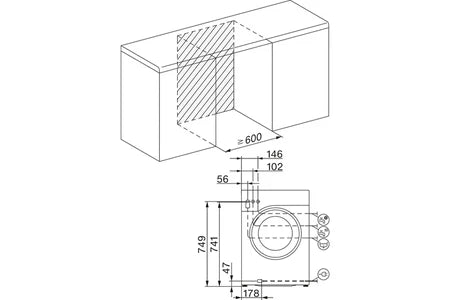 Lave-linge hublot Miele WWA 120 WCS