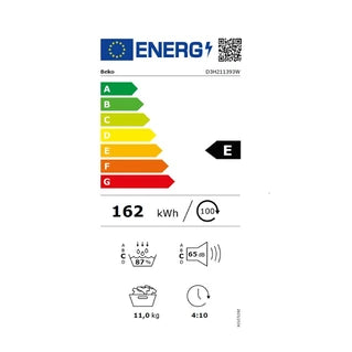 Sèche-linge pompe à chaleur Beko d3h211393w
