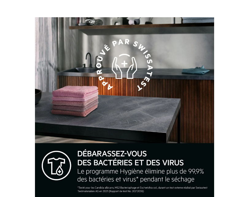 Sèche-linge pompe à chaleur Aeg TR93A9H4BW