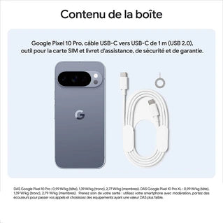 Smartphone Google Pixel 10 Pro 256 Go Porcelaine