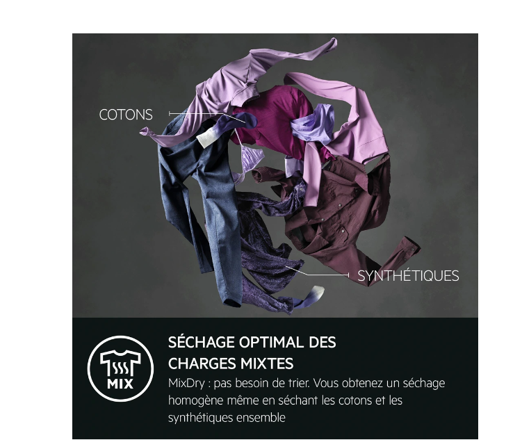 Sèche-linge pompe à chaleur Aeg TR93A9H4BW
