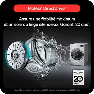 Lave-linge hublot Lg F34X76BSTA