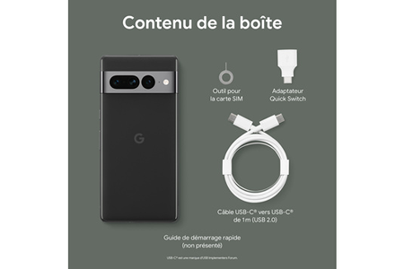 Smartphone GOOGLE PIXEL 7 PRO 256GO BLANC NEIGE 5G