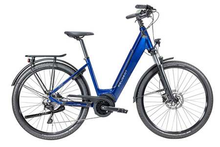Vélo électrique PEUGEOT VTC EC01- BLEU TAILLE 46
