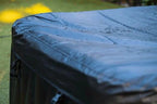 Spa gonflable OSPAZIA SPA GONFLABLE 6 PLACES CARRÉ - - DIMENSIONS : 185 X 185 CM - FILTRE ET BÂCHE INCLUS