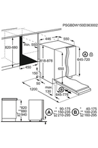 Lave-vaisselle ELECTROLUX EEM43200L - ENCASTRABLE 45CM