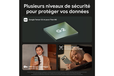 Smartphone GOOGLE PIXEL 7 PRO 256GO BLANC NEIGE 5G