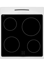 Cuisinière vitrocéramique THOMSON TCC51.4WH BLANC